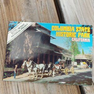 Columbia State Historic Park California Pictorial Folder with 14 Views